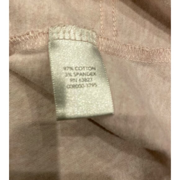 CJ Banks Soft 3/4 Sleeve Tunic Light Pink w/ Silver Dot Lines Women's Size 3X - Picture 4 of 6